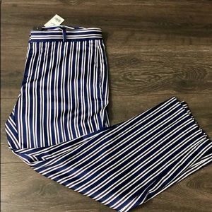 NWT Banana Republic stripe Ankle pants
